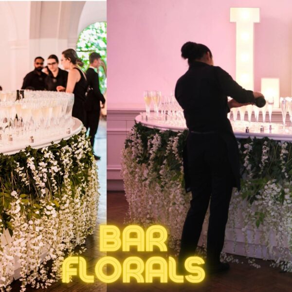 flowers bar drinks