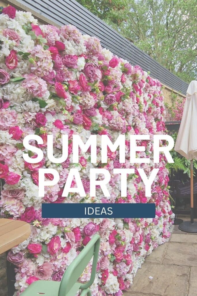 summer party ideas