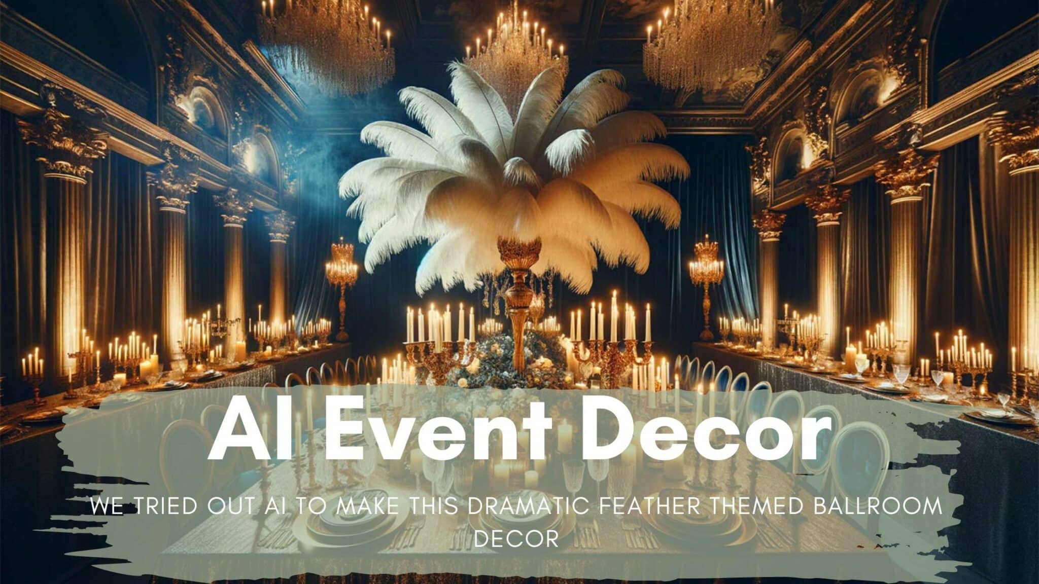 We used AI to create these DRAMATIC Feather Themed Event..